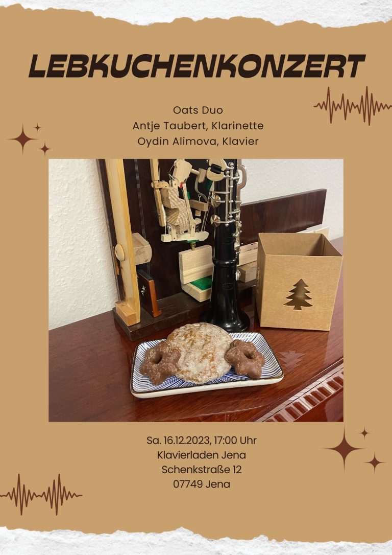 Rückblick: Lebkuchenkonzert - klassische Musik mit dem Oats Duo