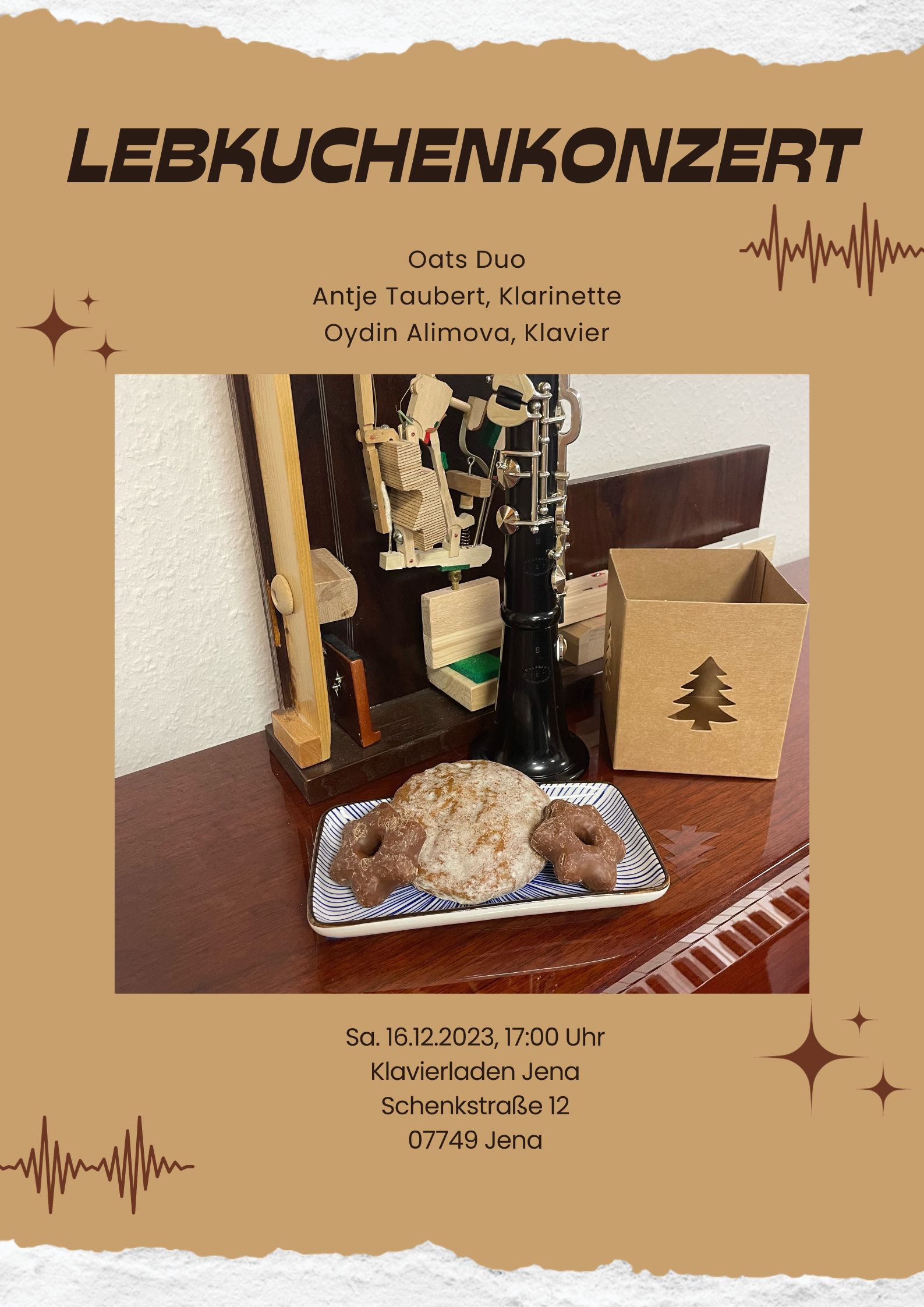 Rückblick: Lebkuchenkonzert - klassische Musik mit dem Oats Duo