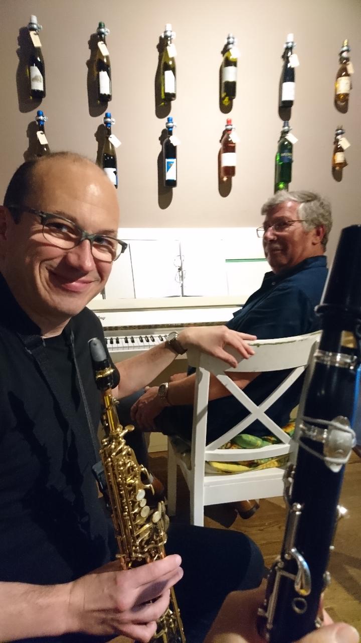 Kompositionen vom Kollegen Dirk Wasmund im Café Pici
