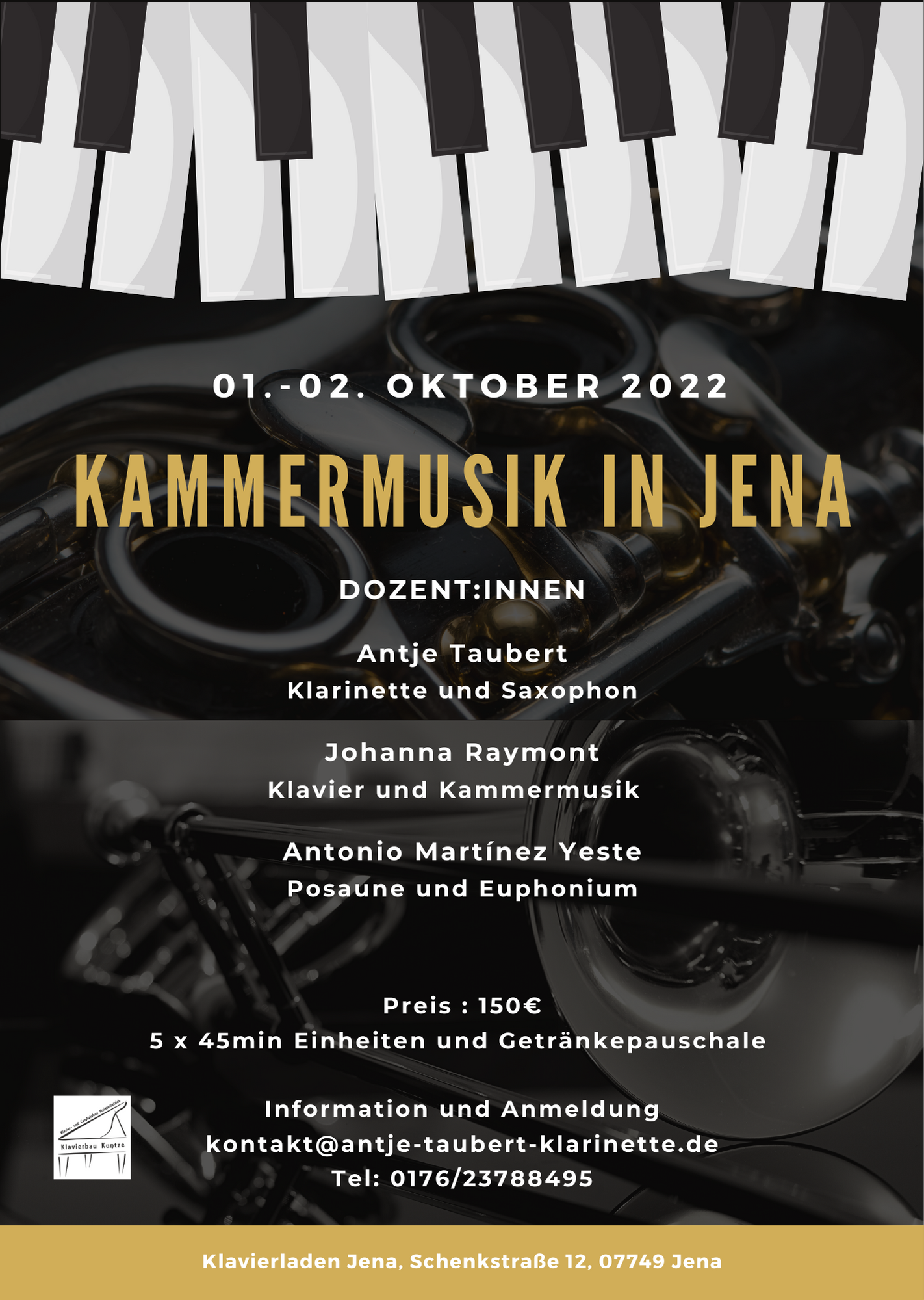 Wir planen unser zweites Kammermusik - Wochenende in Jena