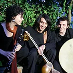 Das Touma Trio mit Klarinette, Tar und Rahmentrommel