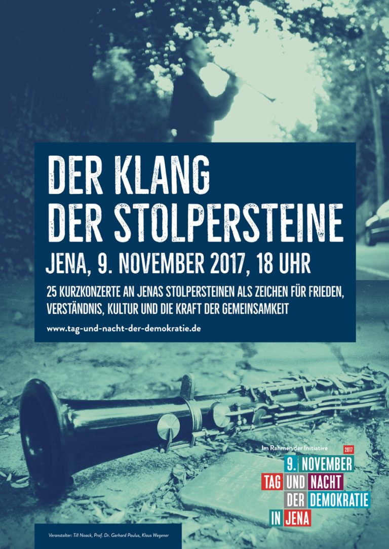 Klang der Stolpersteine - musikalisches Gedenken in Jena
